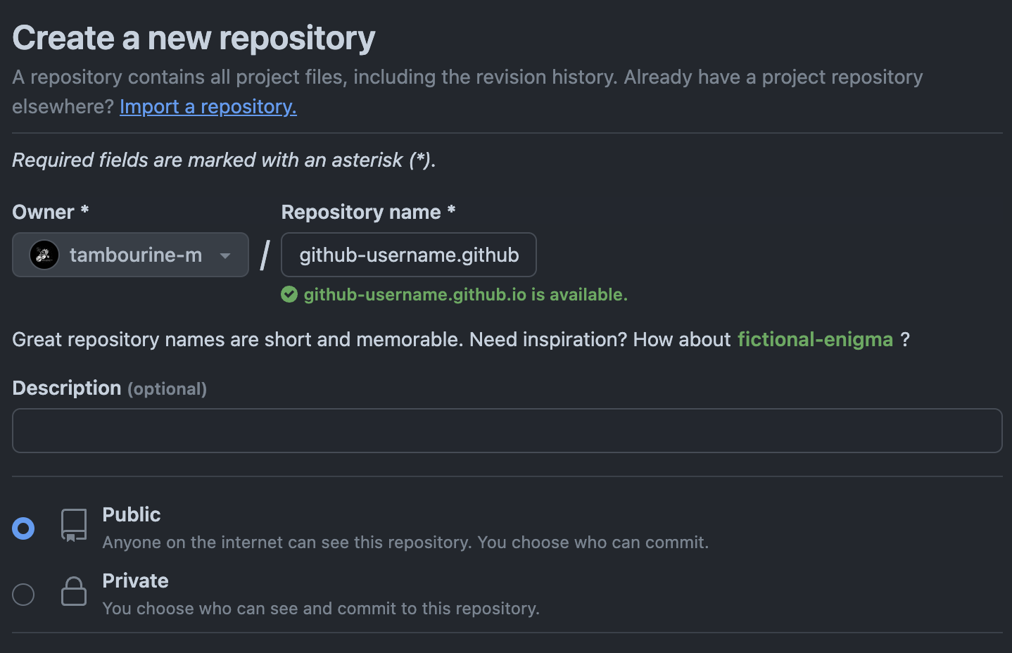 CreateRepository